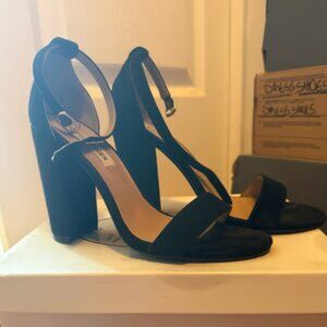 Steven Madden Carson Black Suede